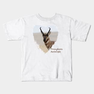 Pronghorn Antelope Kids T-Shirt